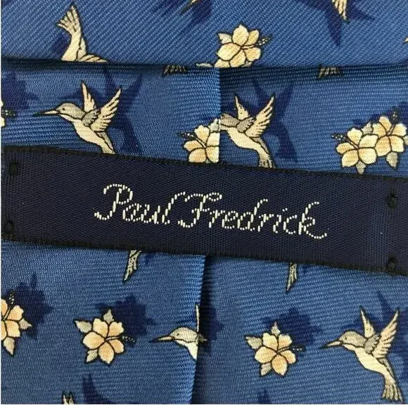 PAUL FREDRICK SILK TIE (extra-long) - Picture 4 of 8